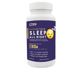 10xPURE<sup>TM</sup>-GOLD SLEEP ALL NIGHT - 60 Count (30 servings, 2 per serving)